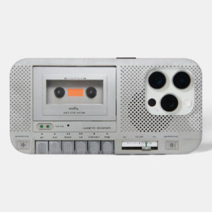 Vintage Cassette Recorder iPhone 15 Pro Case