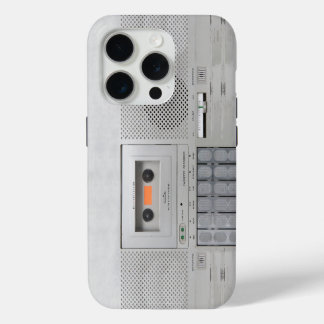 Vintage Cassette Recorder iPhone 15 Pro Case