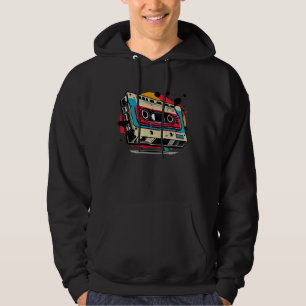 Vintage Cassette Synthesizer Acid Analogue Party R Hoodie