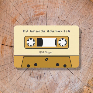 Vintage Cassette Tape Business Card