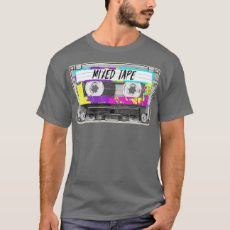 Vintage Cassette Tape Pencil 70's 80's 90's Music T-Shirt