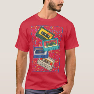 Vintage Cassettes 1980s Mixtape Music Lover 80s Ca T-Shirt