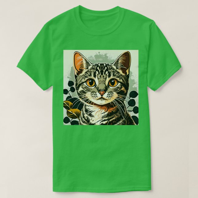 Vintage Cat Cat Retro T-Shirt (Design Front)