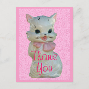 Vintage Cat Cookie Jar Postcard - customise
