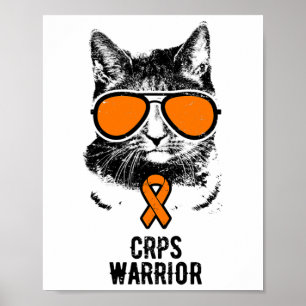 Vintage Cat Crps Warrior Poster