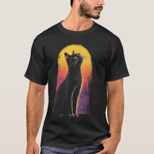 Vintage Cat Dark Academia T-Shirt