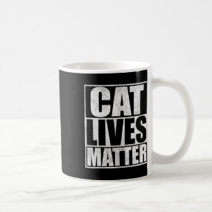 Vintage Cat Lives Problems Trump 2024 Coffee Mug