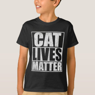 Vintage Cat Lives Problems Trump 2024 T-Shirt