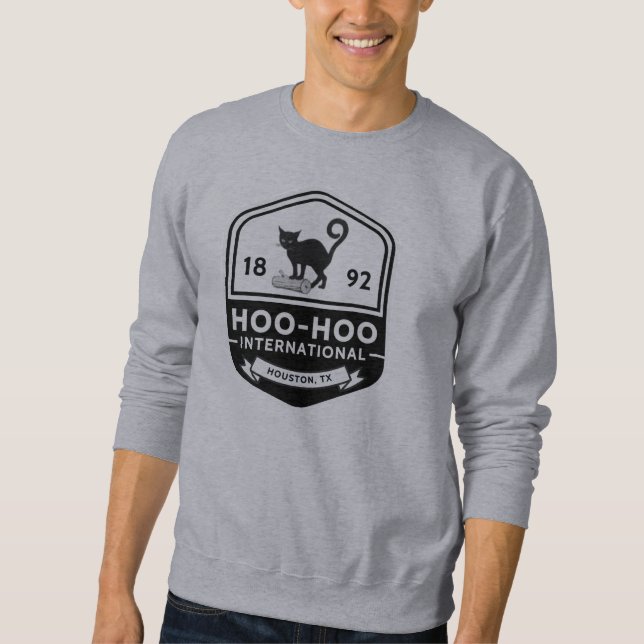Vintage Cat Logo Sweatshirt - HOUSTON, TX (Front)