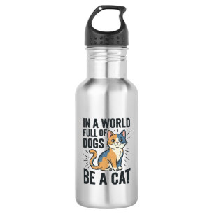 Vintage Cat Lover Be a Cat Graphic Design_1 532 Ml Water Bottle