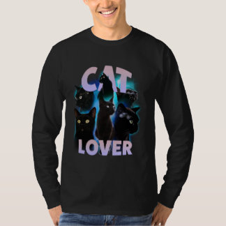 Vintage Cat Lover Bootleg 90s Hip Hop Rapper Men a T-Shirt