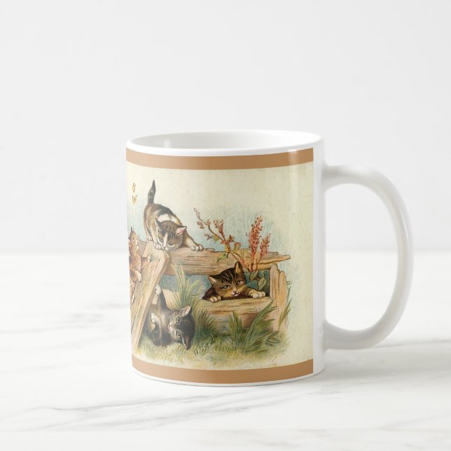 Vintage cat mug (Right)