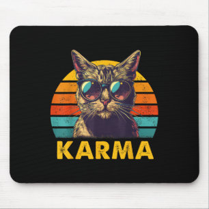 Vintage Cat Music Gifts For Teens Girls Kids Women Mouse Mat