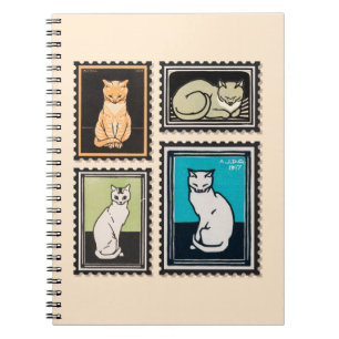 Vintage Cat Notebook