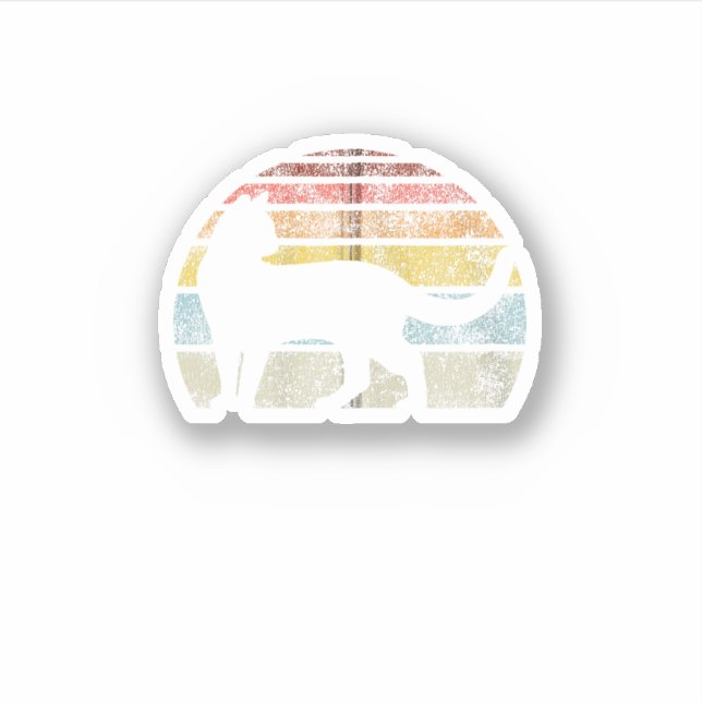 Vintage Cat Retro Kitten Halloween Gift (Front)