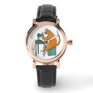 Vintage Cat Sewing Watch