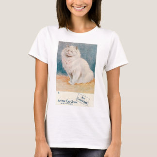 Vintage Cat Show Postcard Louis Wain Illustration  T-Shirt