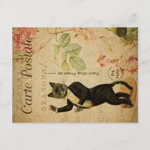 Vintage Cat Theme   Carte Postale   Cat Dancing Postcard