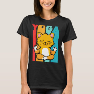 Vintage Cat Yoga Figurines For Cat Yoga T-Shirt