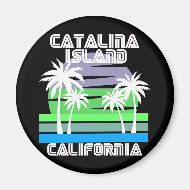 Vintage Catalina Island California Magnet (Front)