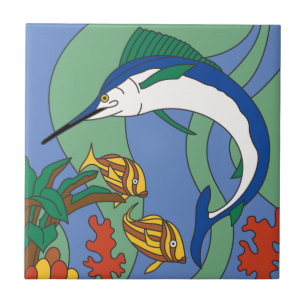 Vintage Catalina Island Marlin Tile