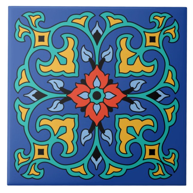 Vintage Catalina Island Tile (Front)