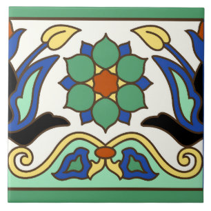 Vintage Catalina Island Tile Design