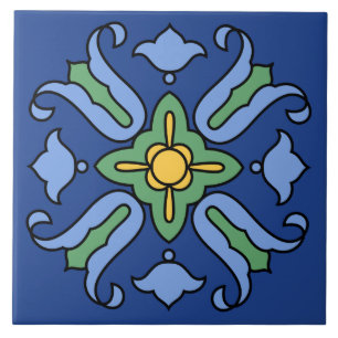 Vintage Catalina Island Tile Design