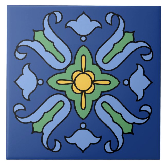 Vintage Catalina Island Tile Design (Front)