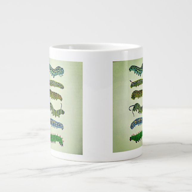 Vintage Caterpillar Illustration Mug  (Front)