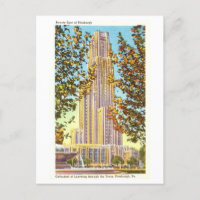 Vintage Cathedral of Learning in Pittsburgh, Penn.