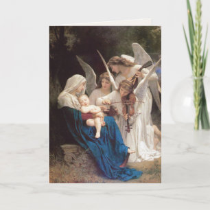 Vintage Catholic Nativity Virgin Mary Christmas Holiday Card
