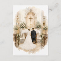Vintage Catholic Wedding Prayer Bride and Groom