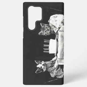 Vintage Cats at a Birthday Party Samsung Galaxy Case