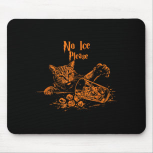 Vintage cats humour ice funny cat meme men women  mouse mat