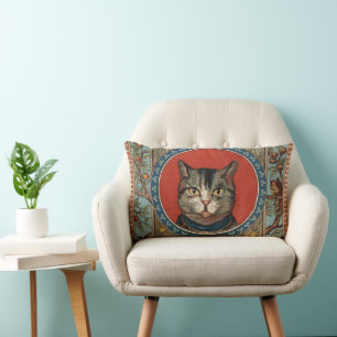 Vintage Cat's Life for Kitty Cat Classic Lumbar Cushion