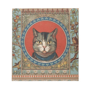 Vintage Cat's Life for Kitty Cat Classic Notepad