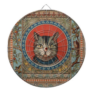 Vintage Cat's Life for Kitty Cat Classic Victorian Dartboard