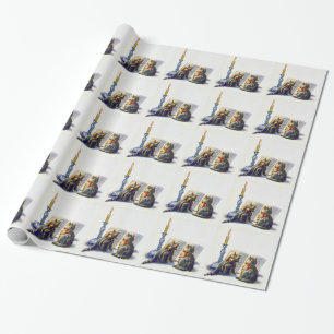 Vintage Cats Wrapping Paper