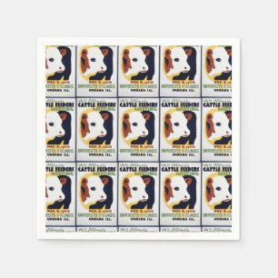 "Vintage Cattle Feeders" Napkin