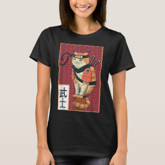Vintage Catzilla Ancient Japanese Cat Art Anime Ni T-Shirt