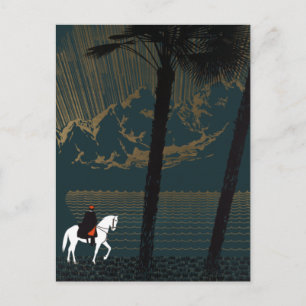 Vintage Caucasus Mountains Russia Travel Postcard