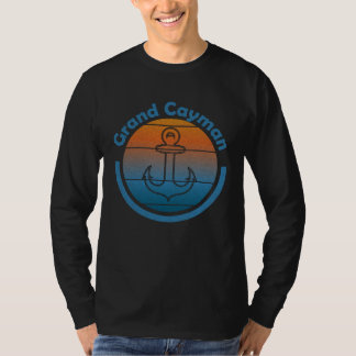 Vintage Cayman Islands Sailor Anchor Sailing Gran T-Shirt