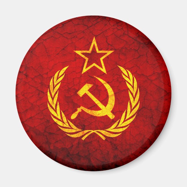 Vintage CCCP flag Magnet (Front)