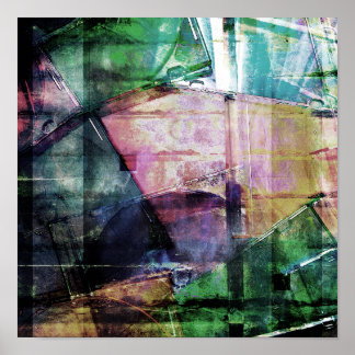 Vintage CD Cases Collage Poster