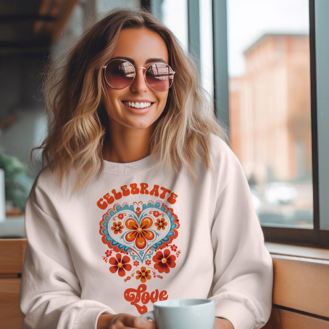 Vintage Celebrate Love Sweatshirt (Creator Uploaded)