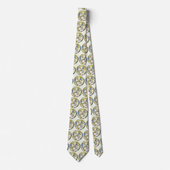 Vintage Celestial, Antique Constellation Stars Map Tie (Front)