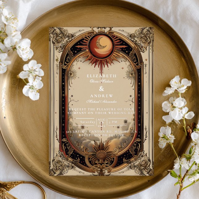 Vintage Celestial Art Nouveau Wedding (Creator Uploaded)