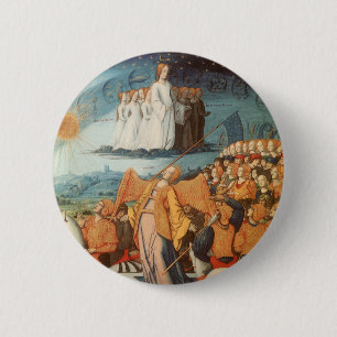 Vintage Celestial Astronomy Power of the Heavens 6 Cm Round Badge