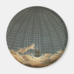 Vintage Celestial Astronomy, Queen of the Night Magnet